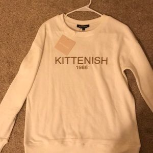 Kittenish 1988 Sweatshirt 2019 spring collection.